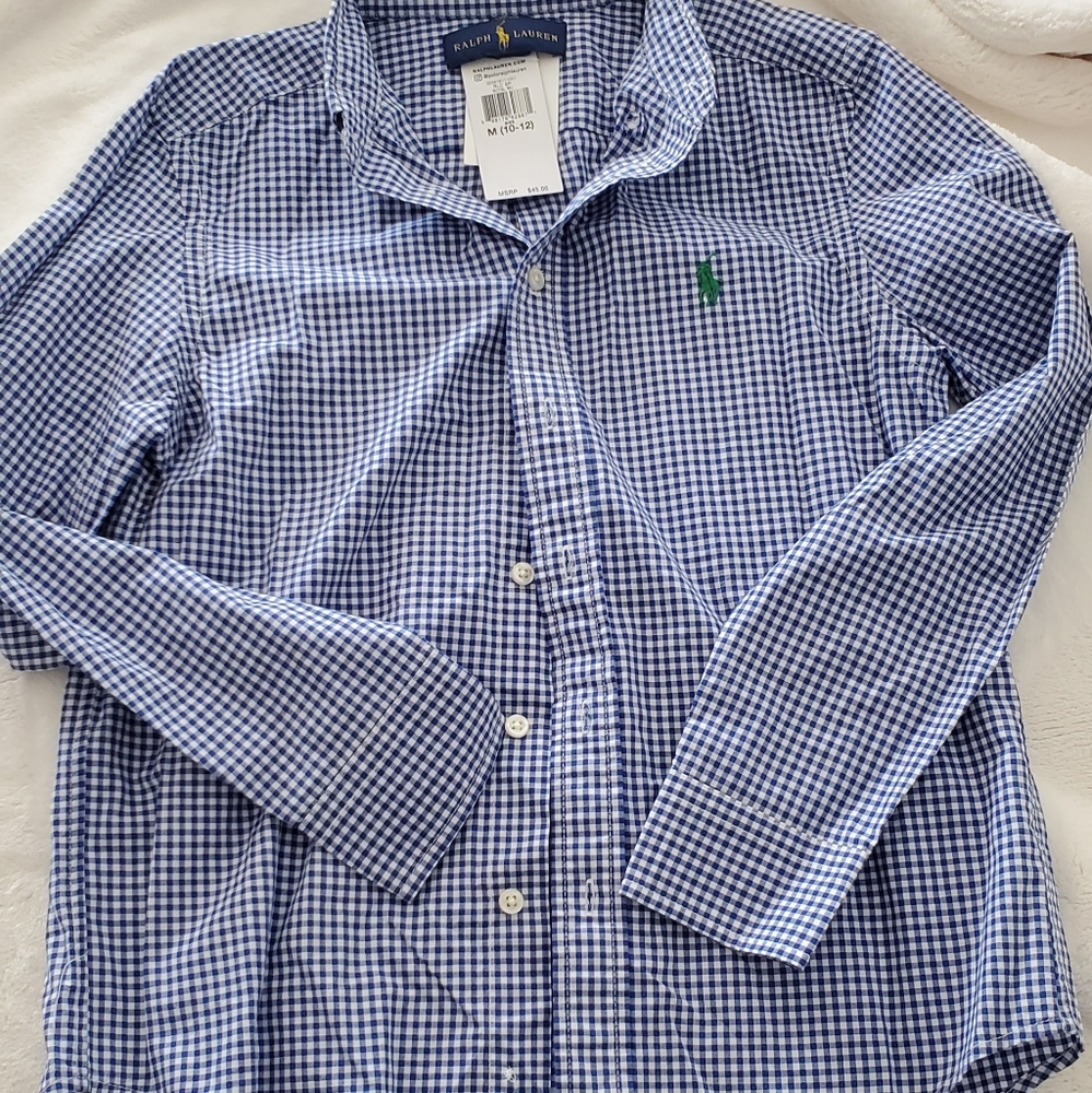 Boy's Long Sleeve Ralph Lauren Polo